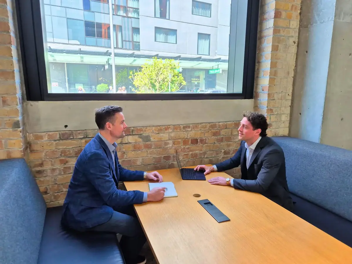 Andy Kay and Freddy Tennant, founders of Precision Financial